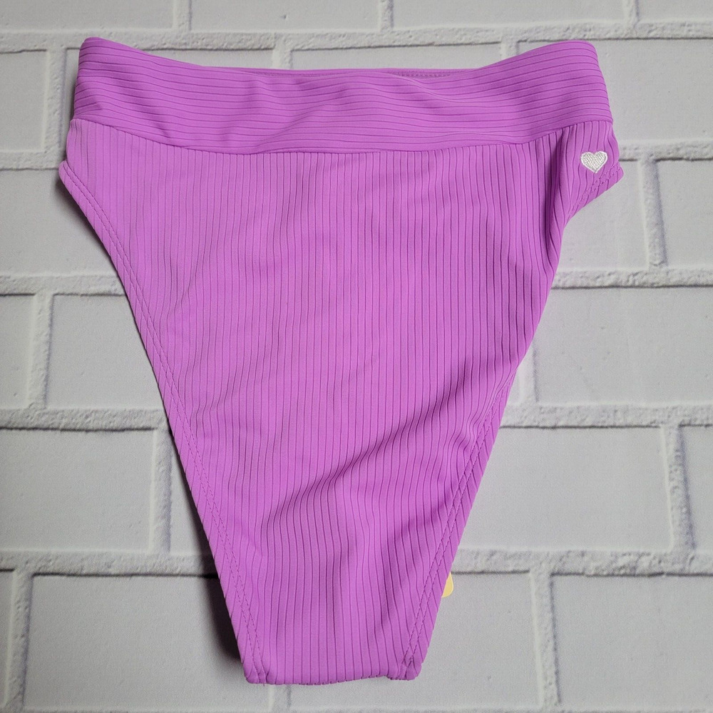 Stoney Clover Lane x Target High-Waist Bikini Swim Bottom Purple Size XXS (00) - Picture 3 of 6